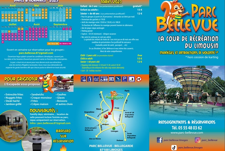 Brochure parc Bellevue